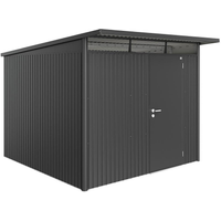 Biohort Gerätehaus 'AvantGarde' Gr. A7 dunkelgrau-metallic 260 x 300 cm mit Standardtür