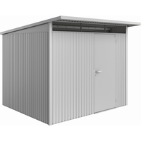 Biohort Gerätehaus 'AvantGarde' Gr. A6 silber-metallic 260 x 260 cm, mit Standardtür