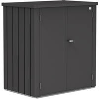 Biohort Terrassenschrank 'Romeo' Gr. L dunkelgrau-metallic 132 x 140 x 87 cm