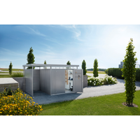 Biohort Seitenwand für Seitendach für Gerätehaus 'Highline' Größe H6 quarzgrau-metallic