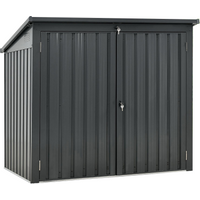 Mülltonnenbox anthrazit 158 x 134 x 101 cm