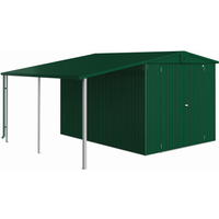 Biohort Seitendach dunkelgrün 300 x 150 cm für Gerätehaus 'Europa' Gr. 6/7
