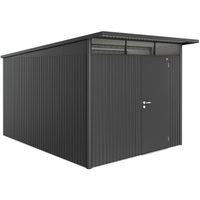 Biohort Gerätehaus 'AvantGarde' Gr. A8 dunkelgrau-metallic 260 x 380 cm mit Standardtür