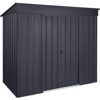Globel Metallgerätehaus 'Skillion S84' anthrazit 234 x 113 cm