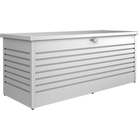 Biohort Gartenbox 'FreizeitBox 200' Stahl silbern 201 x 83 x 79 cm