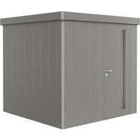 Biohort Gerätehaus 'Neo' quarzgrau-metallic 236 x 236 x 222 cm