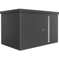 Biohort Gerätehaus 'Neo 2D' dunkelgrau-metallic 348 x 236 cm mit Standardtür