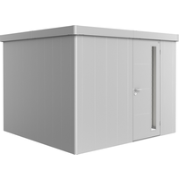 Biohort Gerätehaus 'Neo 3C' silber-metallic 292 x 292 cm mit Standardtür