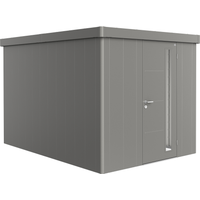 Biohort Gerätehaus 'Neo 4B' quarzgrau-metallic 236 x 348 cm mit Standardtür