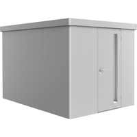 Biohort Gerätehaus 'Neo 4B' silber-metallic 236 x 348 cm mit Standardtür