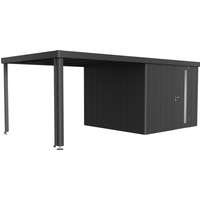 Biohort Seitendach zu Gerätehaus 'Neo' Größe 3A/3B/3C/3D dunkelgrau-metallic