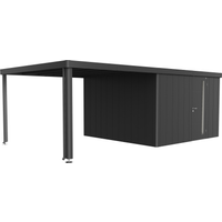 Biohort Seitendach zu Gerätehaus 'Neo' Größe 4A/4B/4C/4D dunkelgrau-metallic