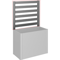 Biohort Rankgitter dunkelgrau für Hochbeet Gr. 100