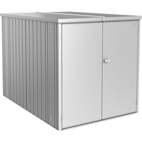 Biohort Fahrradgarage 'Gr. L' silber 145 x 151 x 203 cm