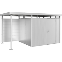 Biohort Seitendach Größe S zu Gerätehaus 'HighLine' Größe H3 silber-metallic