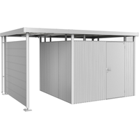 Biohort Seitendach Größe S zu Gerätehaus 'HighLine' Größe H4 silber-metallic