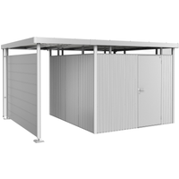 Biohort Seitendach Größe S zu Gerätehaus 'HighLine' Größe H5 silber-metallic