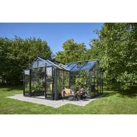 Juliana Gewächshaus 'Orangerie' 296 x 583 cm mit 3 mm Sicherheitsglas anthrazit
