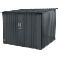 Fahrradbox Stahl 204 x 206 x 145/163 cm