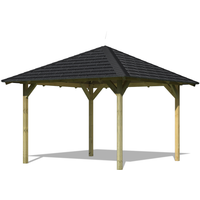 Karibu Karibu Pavillon 'Cordoba' naturfarben 357 x 357 x 297 cm