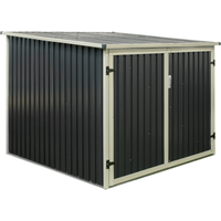 Westmann Fahrradgarage anthrazit Metall 200 x 203 x 158 cm