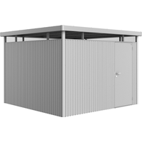 Biohort Gerätehaus 'HighLine H6' 315 x 315 cm silber-metallic mit Standardtür