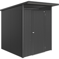 Biohort Gerätehaus 'AvantGarde ECO A1' dunkelgrau-metallic 180 x 220 cm mit Standardtür