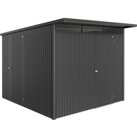 Biohort Gerätehaus 'AvantGarde ECO A7' dunkelgrau-metallic 260 x 300 cm mit Standardtür