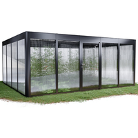 SunElements Gewächshaus 'SunGarden Select 5.4' 548 x 443 cm mit 10 mm Doppelstegplatten anthrazit-metallic