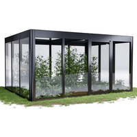 SunElements Gewächshaus 'SunGarden Infinity 4.3' 443 x 338 cm mit 6 mm Acrylglas anthrazit-metallic