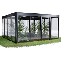 SunElements Gewächshaus 'SunGarden Infinity 4.4' 443 x 433 cm mit 6 mm Acrylglas anthrazit-metallic