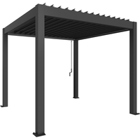 Biohort Pergola Gr. 3 x 3 dunkelgrau 312 x 312 cm