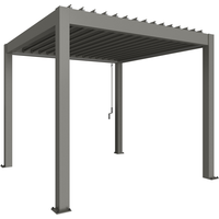 Biohort Pergola Gr. 3 x 3,5 quarzgrau-metallic 312 x 312 cm