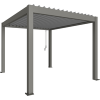 Biohort Pergola Gr. 3 x 3,5 quarzgrau 312 x 376,5 cm
