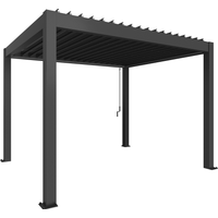 Biohort Pergola Gr. 3,5 x 3 dunkelgrau-metallic 367,5 x 312 cm