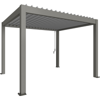 Biohort Pergola Gr. 3,5 x 3 quarzgrau 367,5 x 312 cm