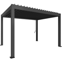 Biohort Pergola Gr. 4 x 3 dunkelgrau-metallic 404,5 x 312 cm