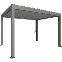 Biohort Pergola Gr. 4 x 3 quarzgrau 404,5 x 312 cm