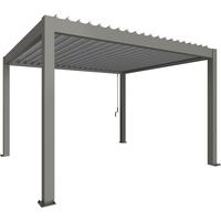 Biohort Pergola Gr. 4 x 3,5 quarzgrau 404,5 x 367,5 cm