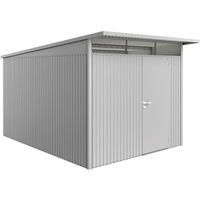 Biohort Gerätehaus 'AvantGarde XXL' 260 x 380 cm Silber metallic