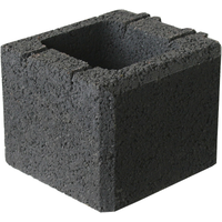 EHL Mauerstein 'Planomur' anthrazit 25 x 25 x 20 cm