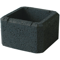 EHL Mauerstein 'Planomur' anthrazit 32,5 x 32,5 x 20 cm