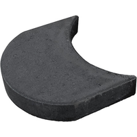 Diephaus Rasenmähkante 'T-Curb Robot' Beton anthrazit 15 x 24 x 4 cm