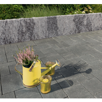 Diephaus Mauerstein 'T-Wall Pico' Beton schwarz/weiß 30 x 10 x 10 cm