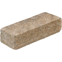 Diephaus Mauerstein 'T-Wall Rustic Line' Beton muschelkalkfarben 40 x 15 x 10 cm