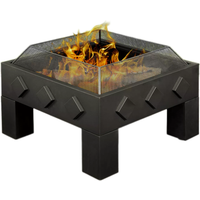 Buschbeck Feuerschale 'Kubus' 61 x 61 x 43 cm