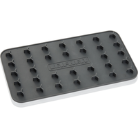 Leifheit Mobile Bügeleisenablage schwarz Silikon 25,5 x 14 cm