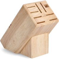 Zeller Zeller Messerblock naturfarben 25 x 22 x 12,3 cm