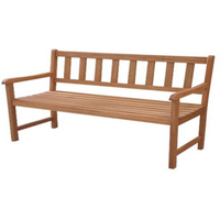 greemotion Greemotion Gartenbank 'Lea' 2-Sitzer Eukalyptusholz braun 120 x 90 x 58 cm