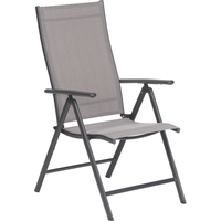 toom Klappsessel 'Annette' grau 55 x 104 x 69 cm